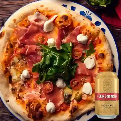 Combo Aría + Cerveza Club Colombia Dorada Lta 330ml