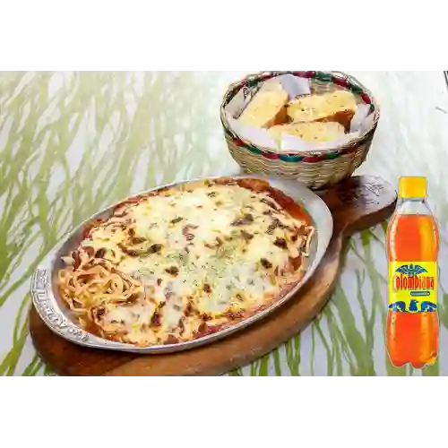 Combo Spaguetti Mixto + Colombiana 350 ml
