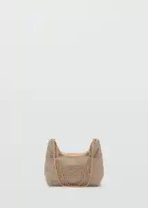 Bolso P Sasha Oro Talla 99 Mujer Mango