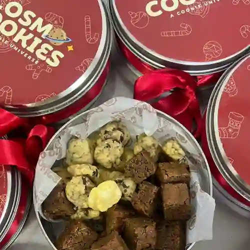 Lata Navidad Plutonitas y Brownies