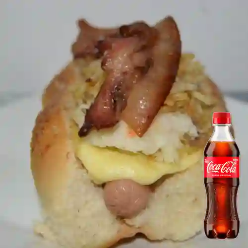 Combo Perro Caliente Mini + Coca Cola Original 400 ml