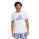 Adidas Camiseta Manga Corta Run it Bl Tee M Hombre Blanco T.M