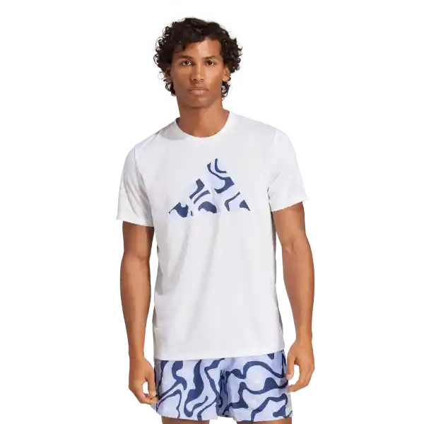 Adidas Camiseta Manga Corta Run it Bl Tee M Hombre Blanco T.M