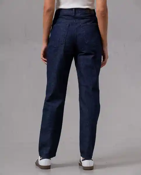Jean Mom Mujer Azul Prusia Oscuro Talla 4 87540 Rifle