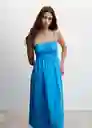 Vestido Ballet-H Azul Talla M Mujer Mango