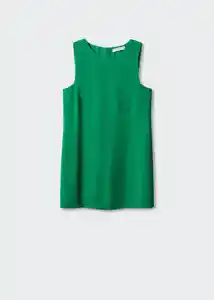 Vestido Tika Verde Talla 18 Mujer Mango