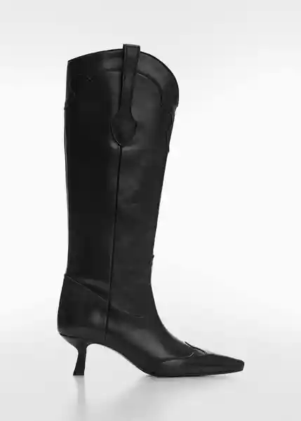 Botas Telma Negro Talla 37 Mujer Mango