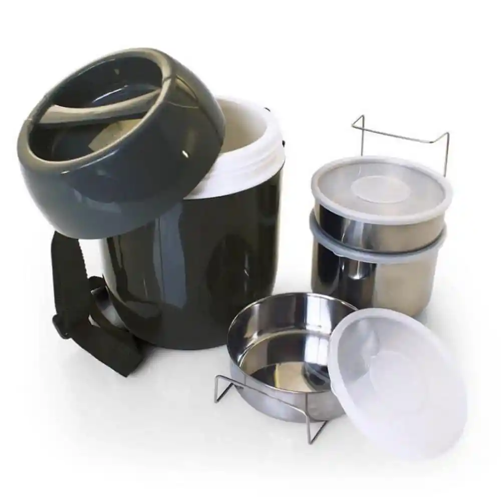 Termo Comida 2 Litros Home Elements -Negro