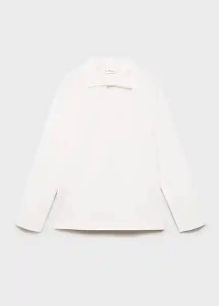 Polo Dani1 Blanco Talla 12 Niños Mango