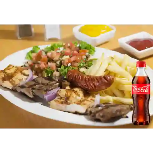 Combo Pincho Mixto + Coca Cola Original 400 ml