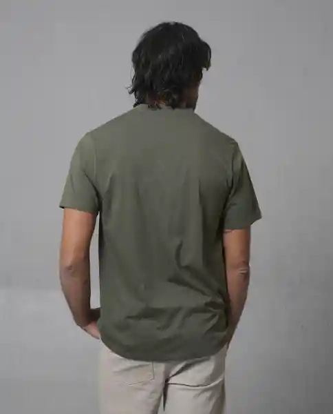Camiseta Hombre Verde Talla XL 109G105_VER180322 Rifle