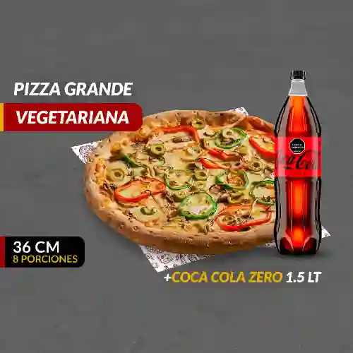 Pizza Vegetariana (g) + Gaseosa 1,5l