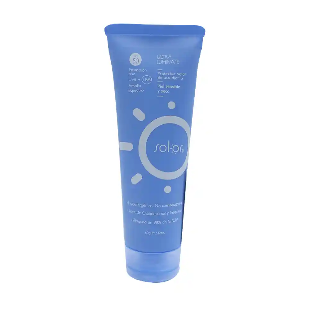 Sol-Or Protector Solar Ultra Luminate Spf50 Tubo