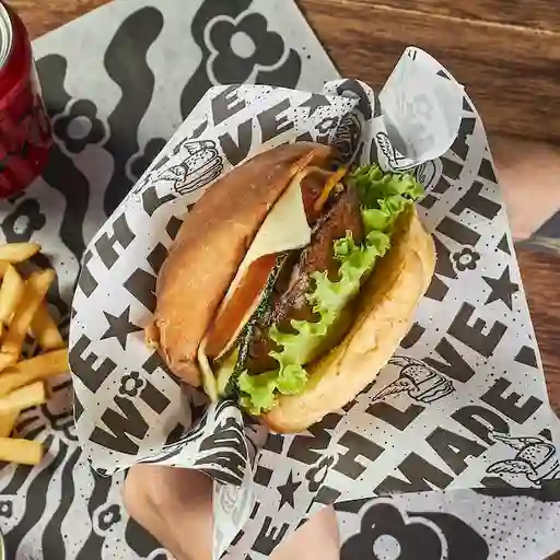 Veggie Portobello Con Papas