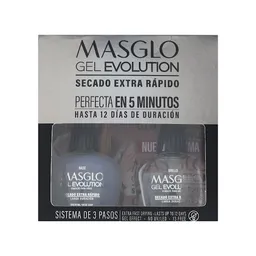 Masglo Kit de Esmalte en Gel Evolution Secado Extra Rápido