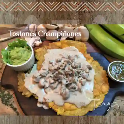 Tostones Champiñones