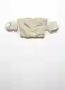 Top Bloom Crudo Talla M Mujer Mango