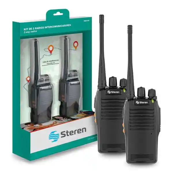 Steren Set de Radios de 2 Vías Amateur de 3 Watts