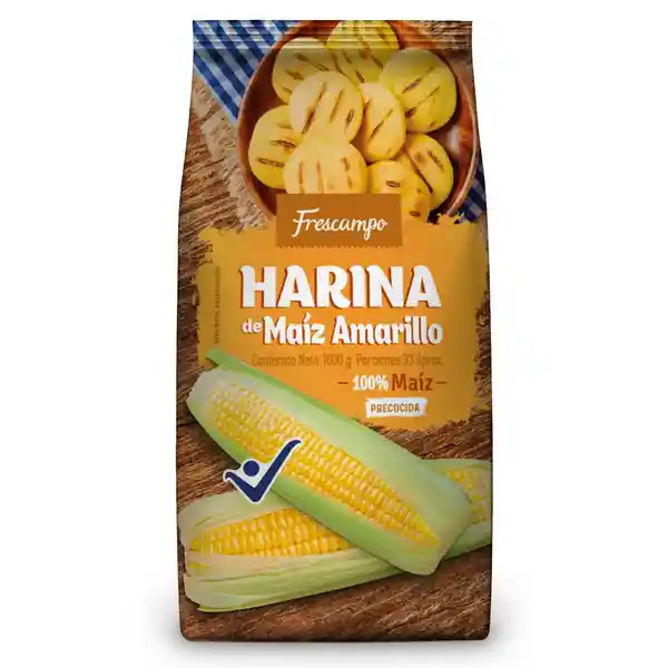Harina de Maíz Precocida Amarilla Frescampo
