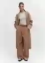 Abrigo Ringo Topo Talla XL Mujer Mango