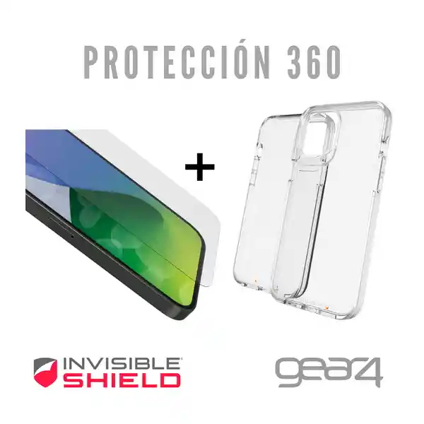 Gear4 Funda Protectora + Vidrio Templado Iphone 12 Promax