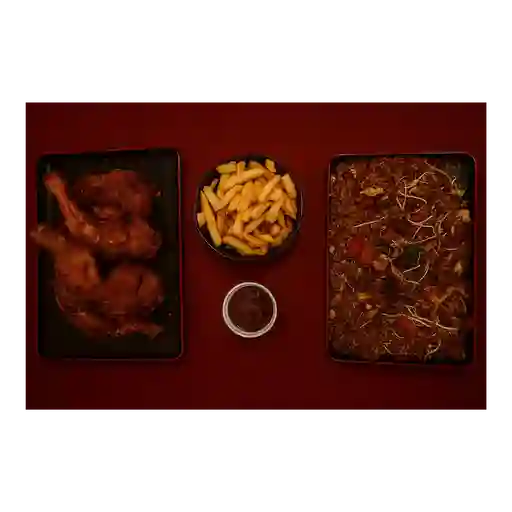 3/4 De combo oriental 3 carnes