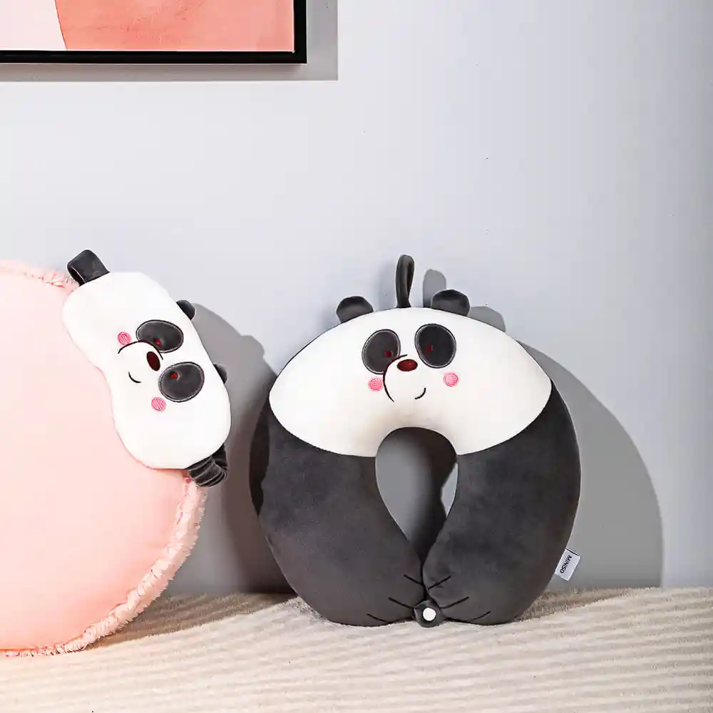 Almohada Para Viaje de Panda Osos Escandalosos