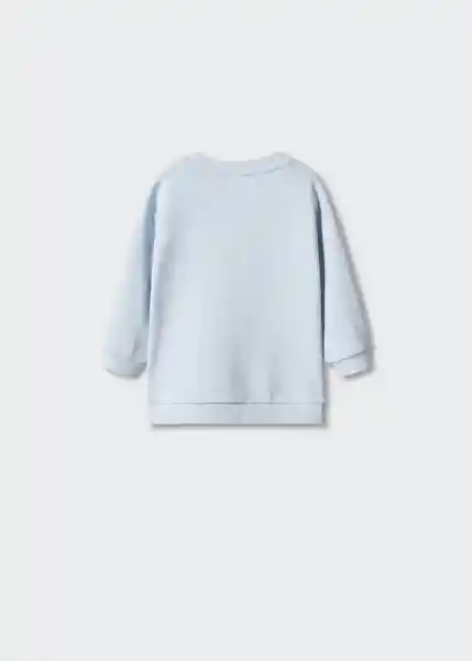 Sudadera Braveb Celeste Talla 67 Niña Mango