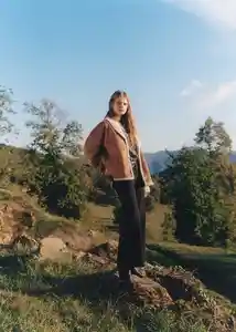 Jean Marine Negro Talla 18 Teen Niñas Mango