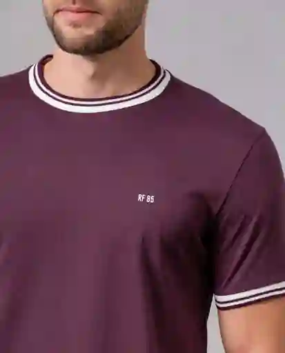 Camiseta Hombre Morado Talla L 20100 Rifle