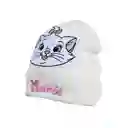 Gorro Tejido Disney Cat Colección Marie Blanco Miniso