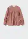 Blusa Cereza Geranio Talla 10 Niñas Mango