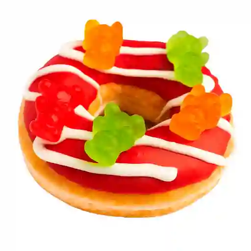 Donut premium osos anillo (rojo)