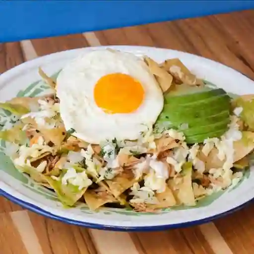 Combo chilaquiles verdes