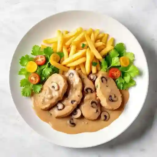 Canon En Salsa De Champinones