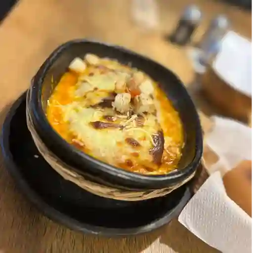 Lasaña boloñesa champiñones