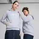Puma Buzo Hoodie Ess No. 1 Logo Fl (S) Lifestyle Mujer Azul T XS