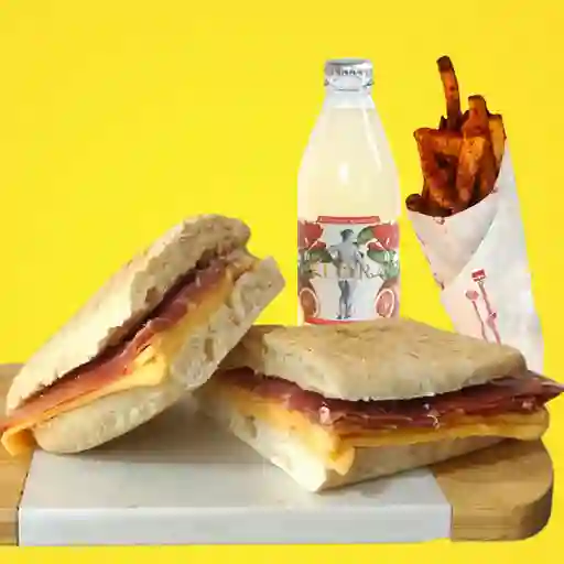 Combo de Sandwich de Jamón Serrano