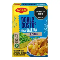 Caldo de Gallina MAGGI Doble Gusto 8 cubos x 80g