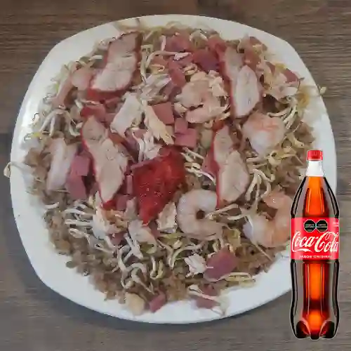 Combo Arroz Mixto + Coca Cola Original 15 l