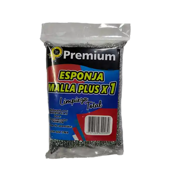 Premium Esponja Malla Plus