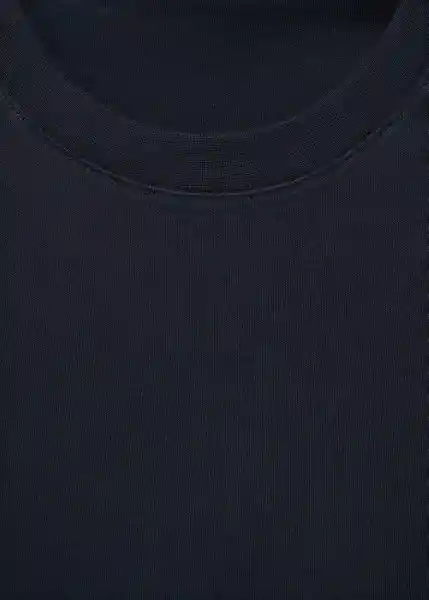 Camiseta Kimi Navy Talla M Hombre Mango