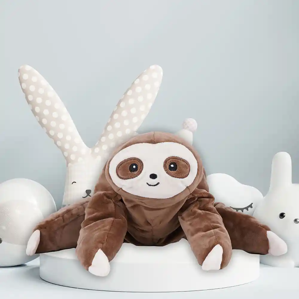 Peluche Oso Perezoso Mediano Café Miniso