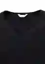 Camiseta Lucia Negro Talla 19 Teen Niñas Mango