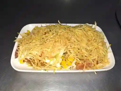 Salchipapa Americana