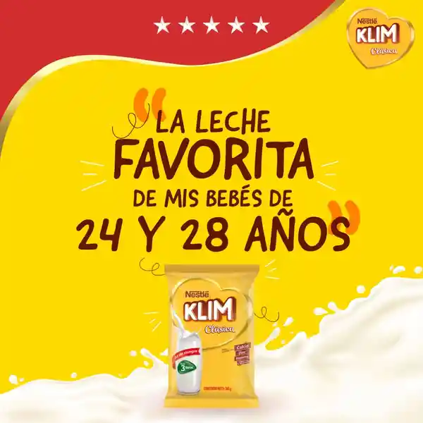 KLIM Clásica Leche En polvo 