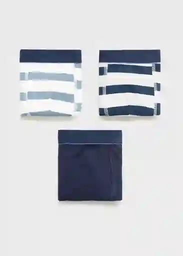 Pack Calzoncillo Kodak Navy Talla 09 Niño Mango