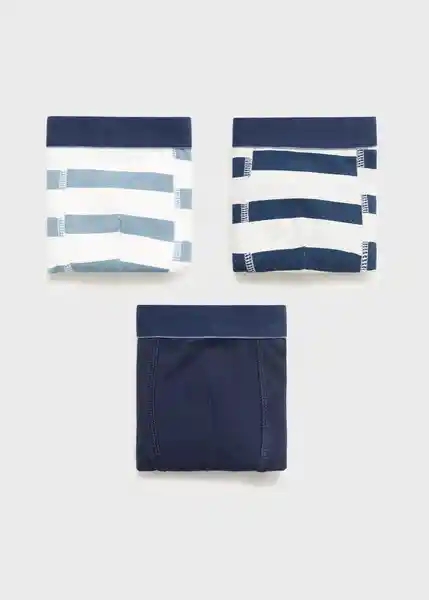 Pack Calzoncillo Kodak Navy Talla 09 Niño Mango