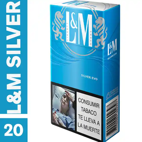 Cigarrillos L & M Silver Evo Cajetilla (20 Und)