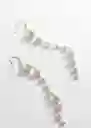 Pendientes Greta Blanco Mujer Mango